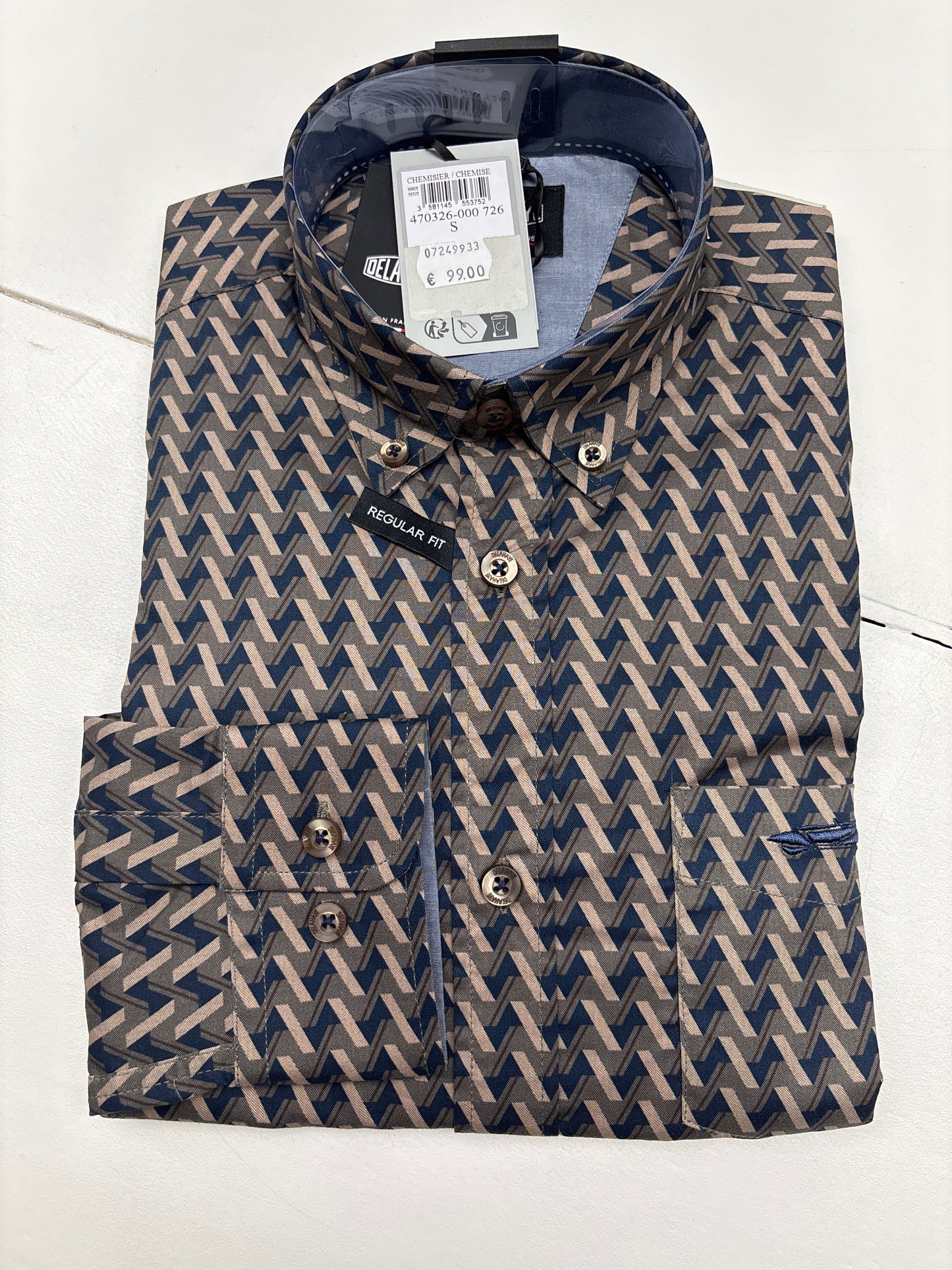 Chemise manches longues