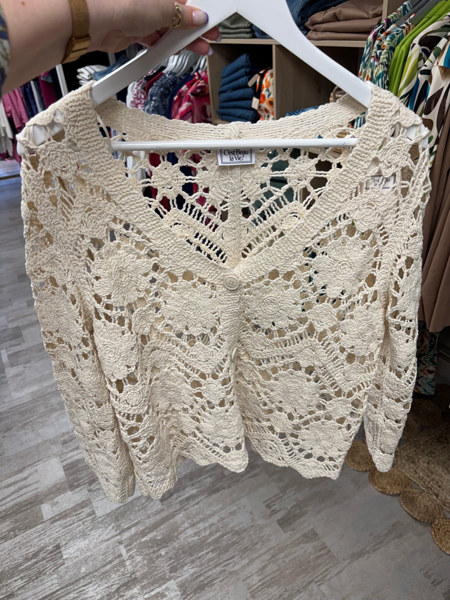 Gilet crochet
